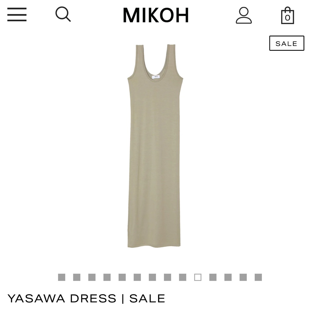 Mikoh Cream Sleeveless Dress